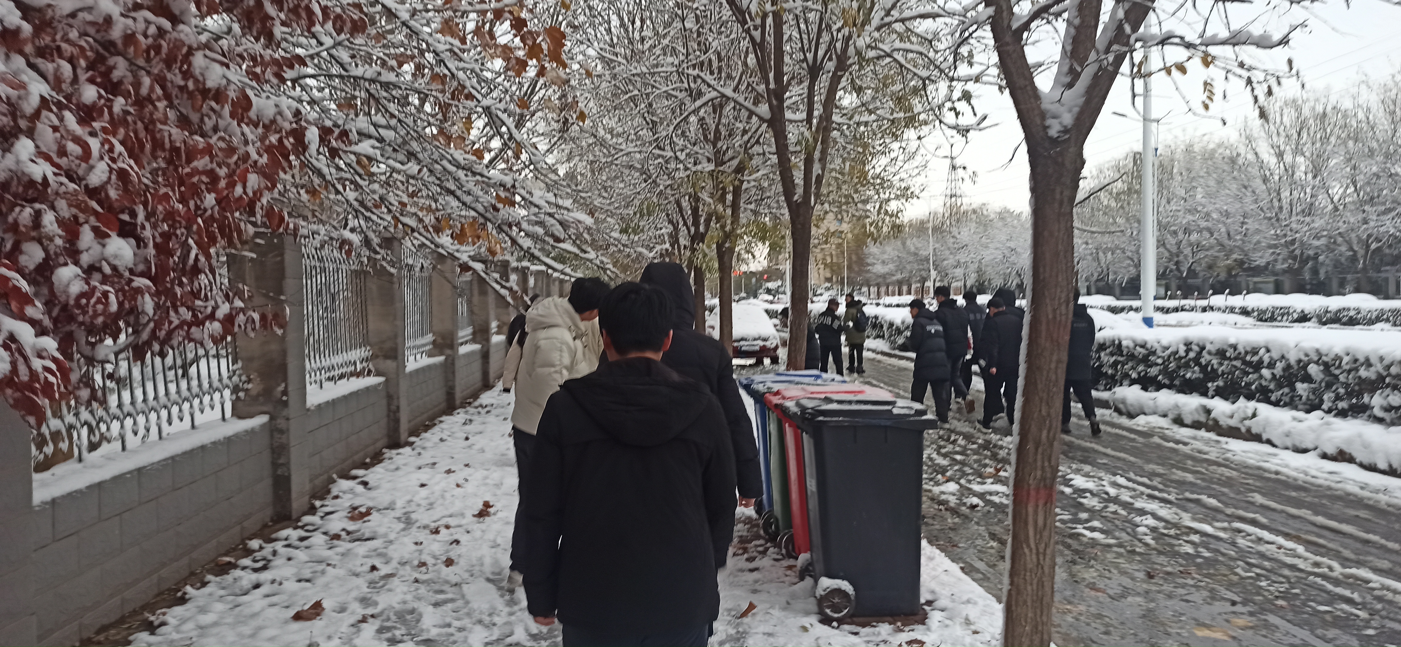 第一次由老师带领去