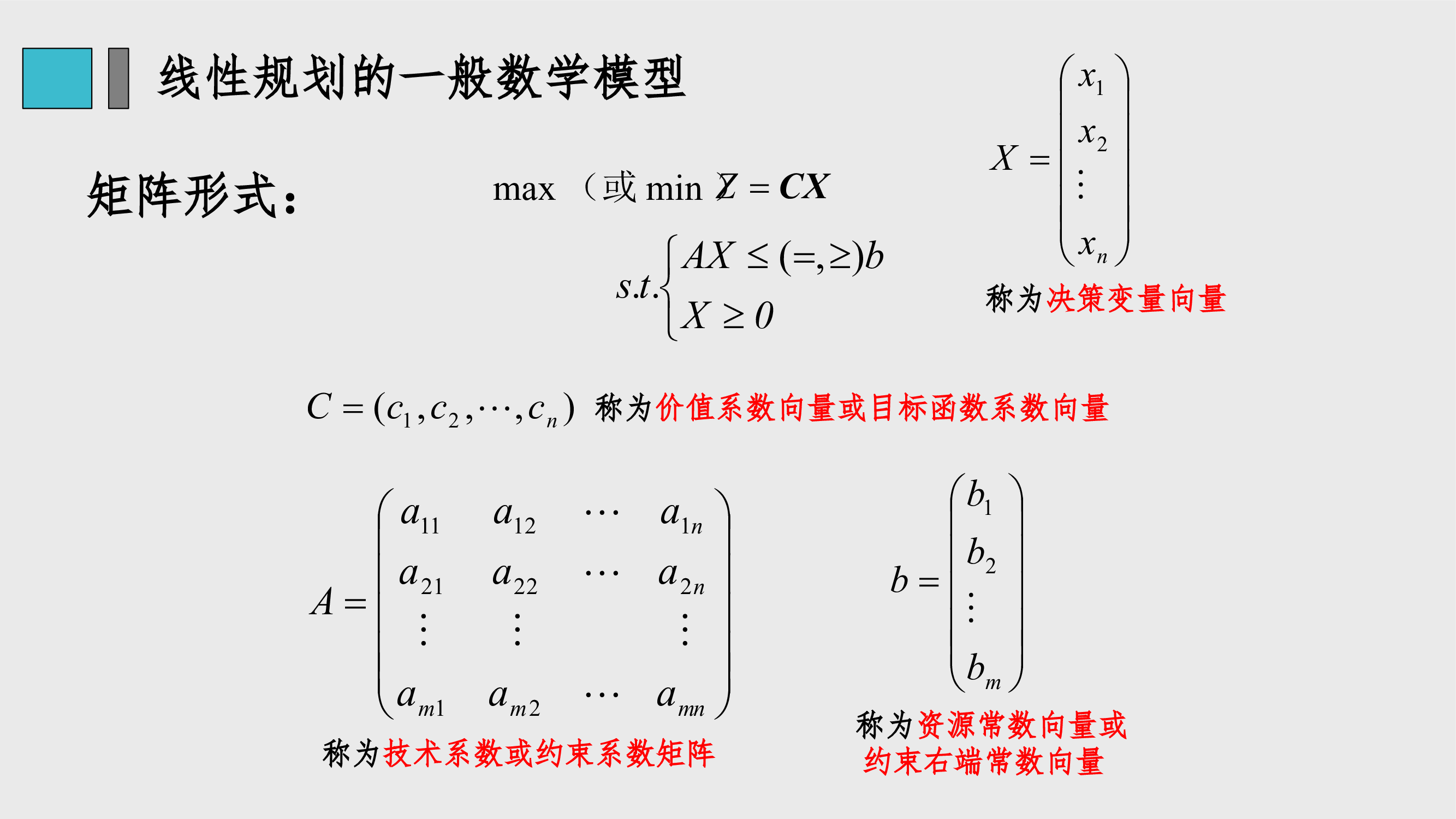 矩阵形式